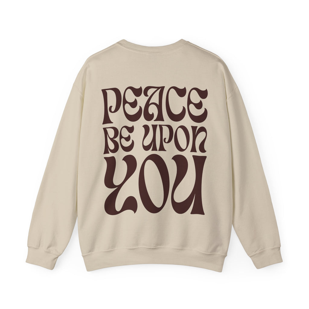 Greetings of Peace Crewneck (Beige)
