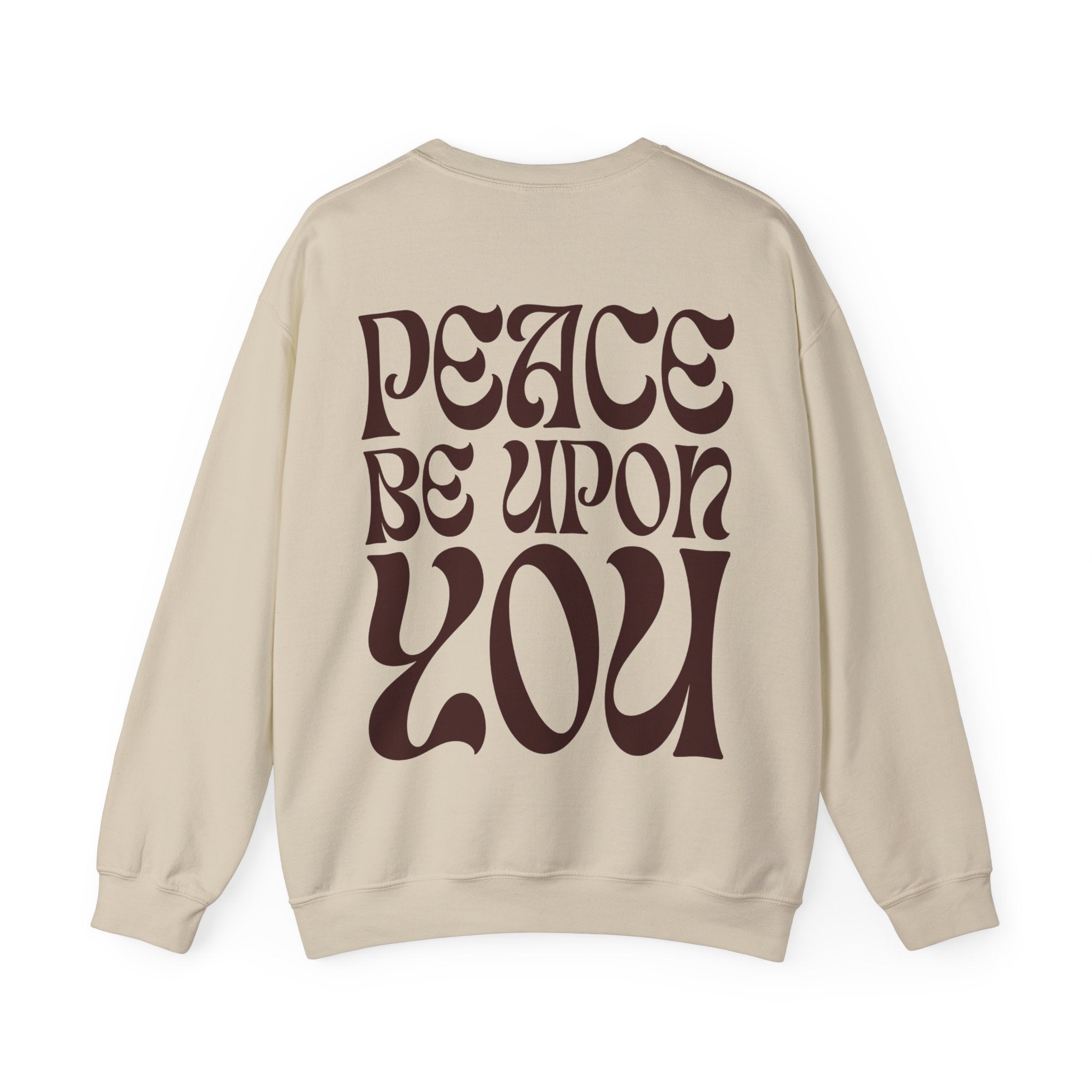 Greetings of Peace Crewneck (Beige)