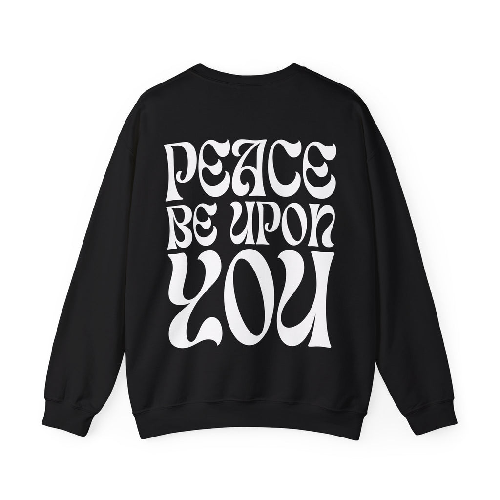 Greetings of Peace Crewneck (Black)