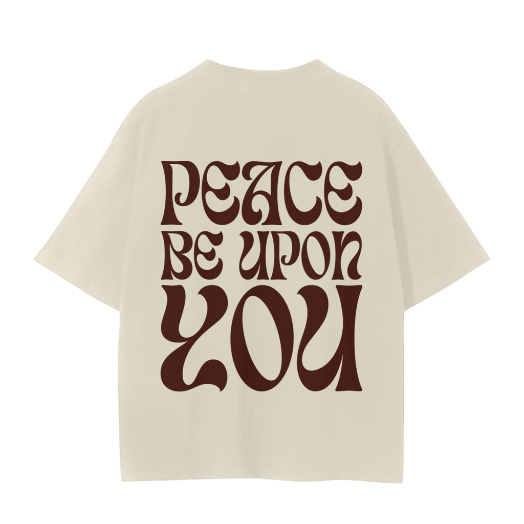 Greetings of Peace Tee (Beige)