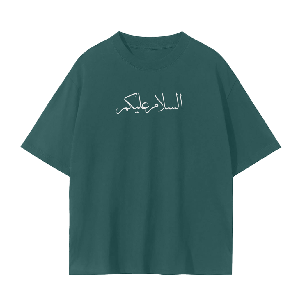 Greetings of Peace Tee (Emerald)