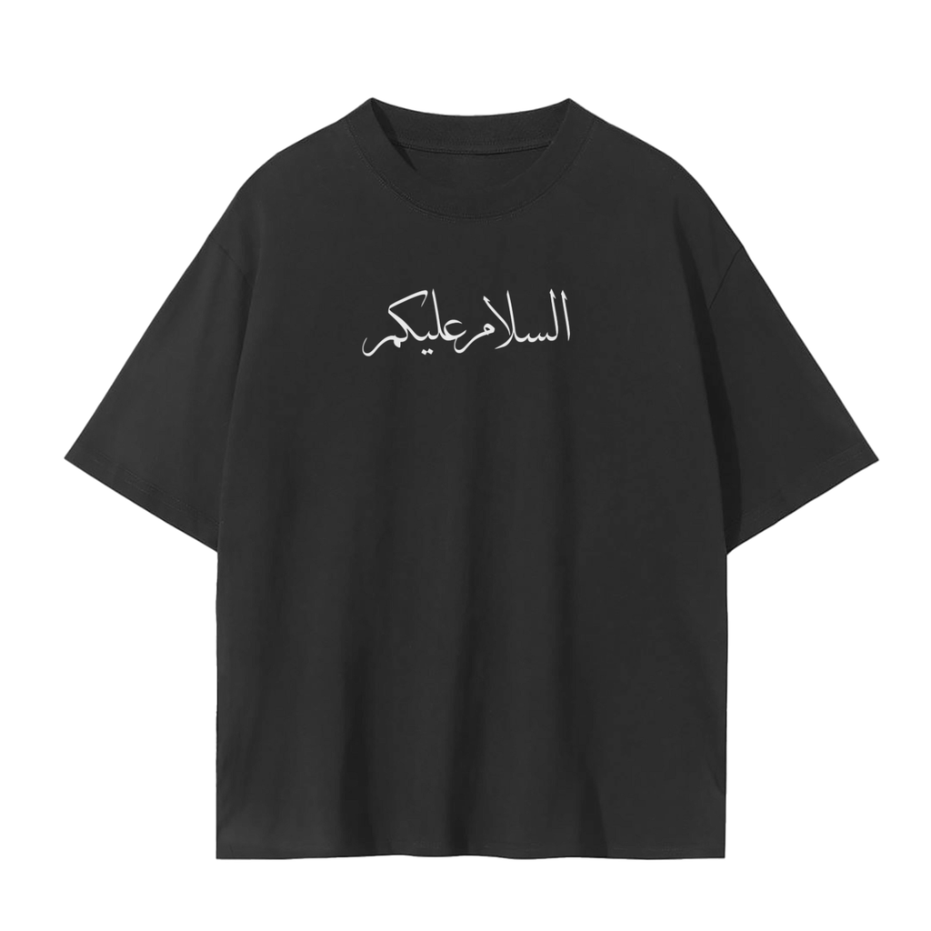 Greetings of Peace Tee (Black)