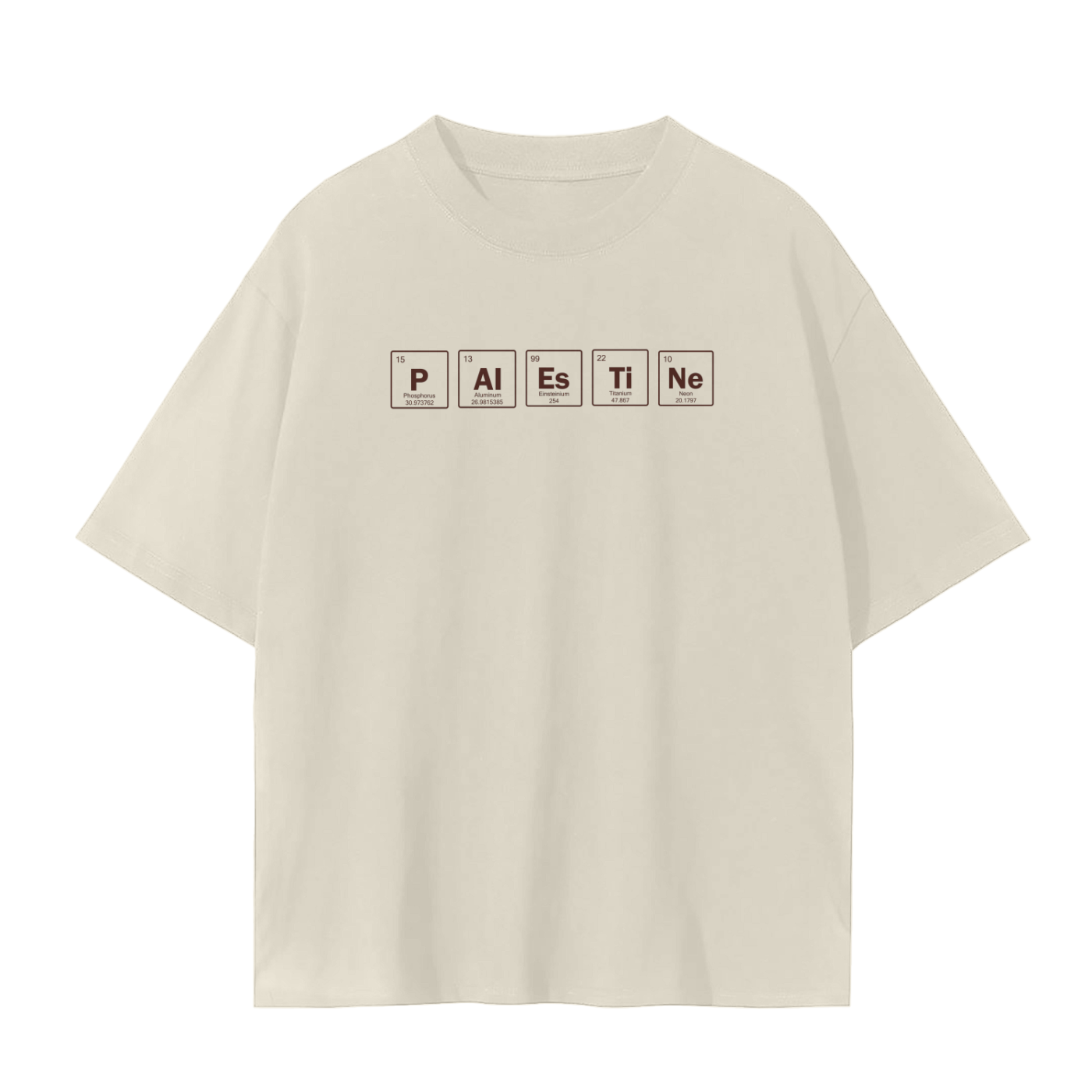 Chemistry of Palestine Tee (Beige)