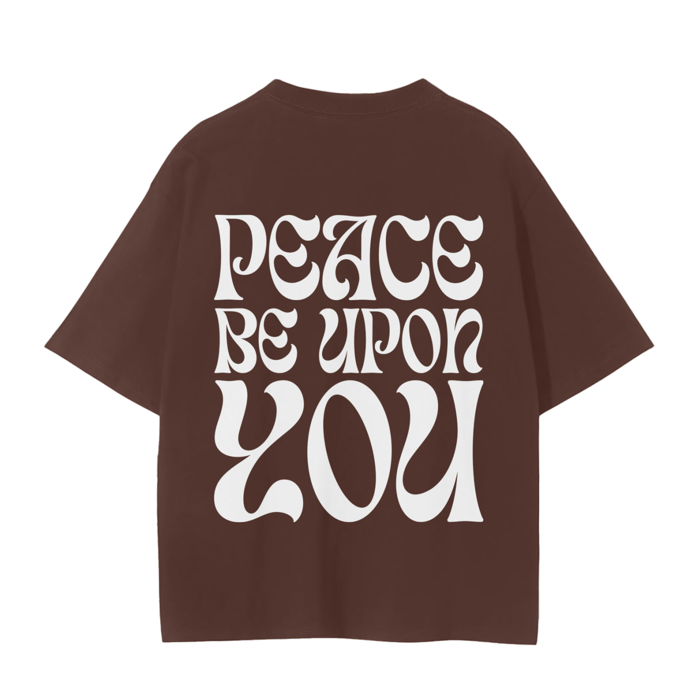 Greetings of Peace Tee (Brown)