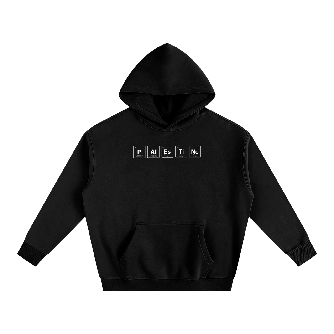 Chemistry of Palestine Hoodie (Black)