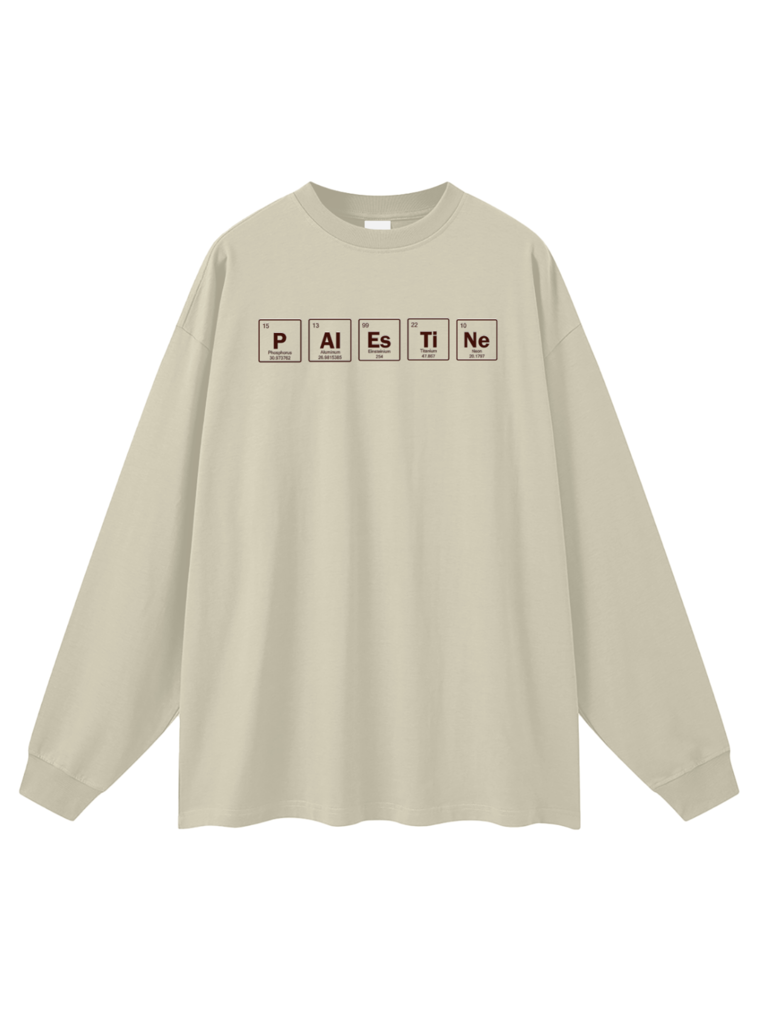Chemistry of Palestine Long Sleeves (Beige)