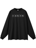 Chemistry of Palestine Long Sleeves (Black)