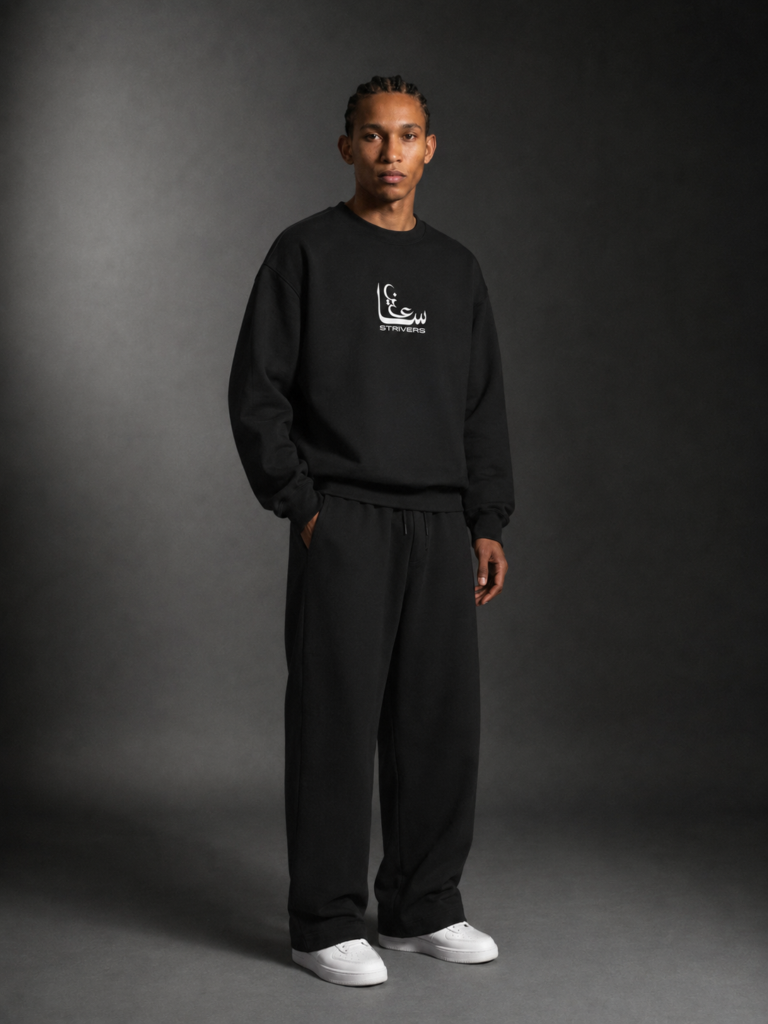 Heart of Dua Crewneck (Black)