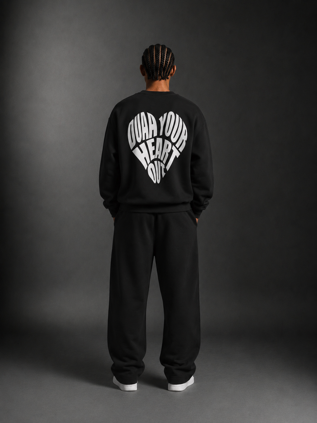 Heart of Dua Crewneck (Black)