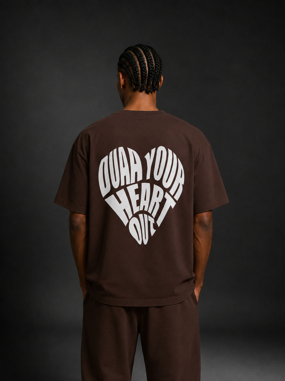 Heart of Dua Tee (Brown)