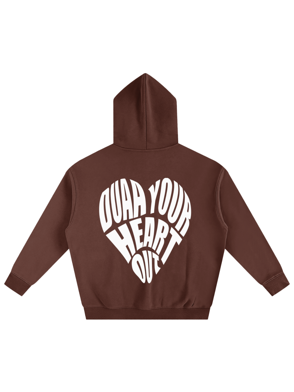 Heart of Dua Hoodie (Brown)