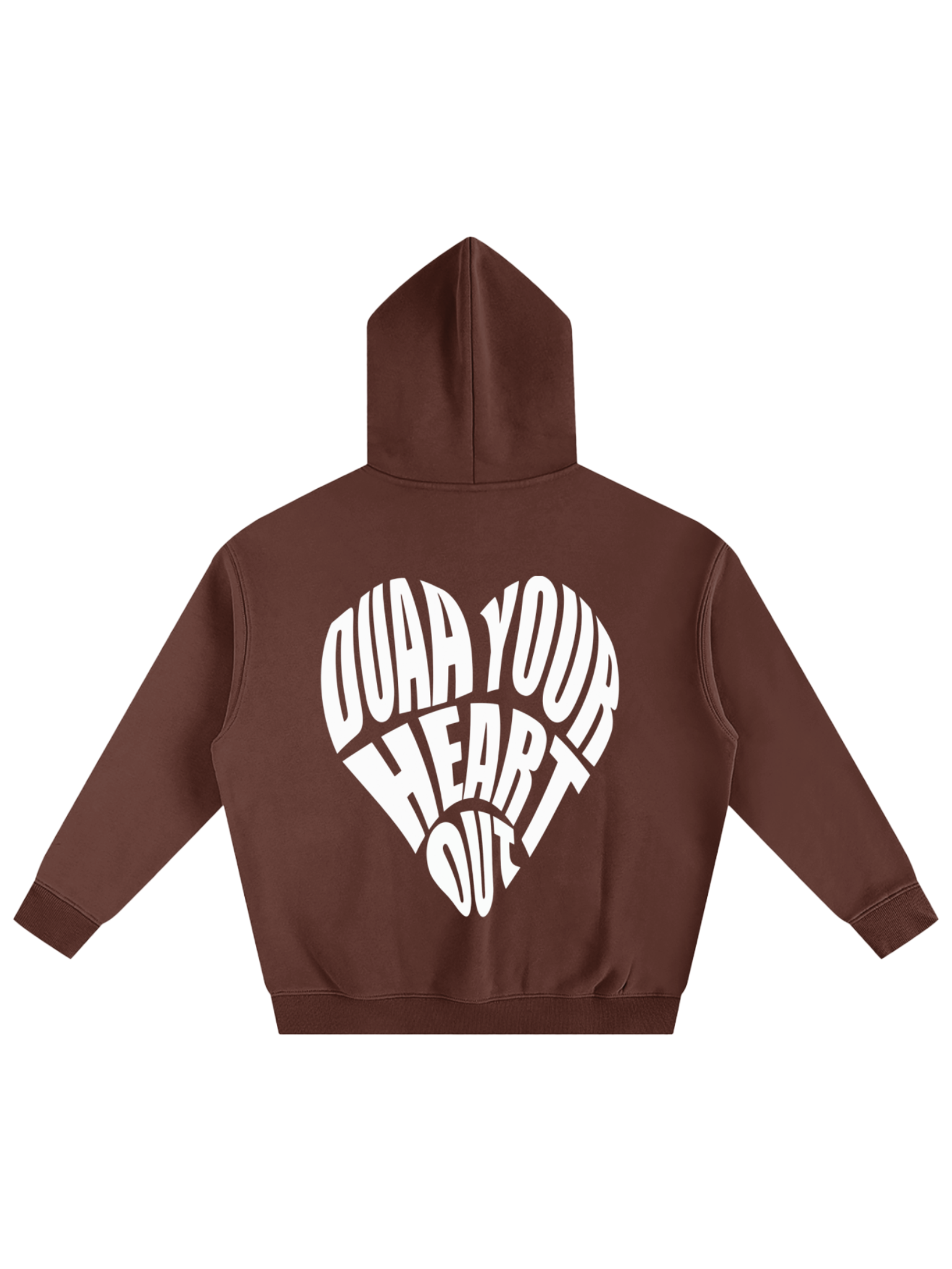 Heart of Dua Hoodie (Brown)