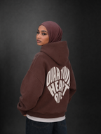Heart of Dua Hoodie (Brown)