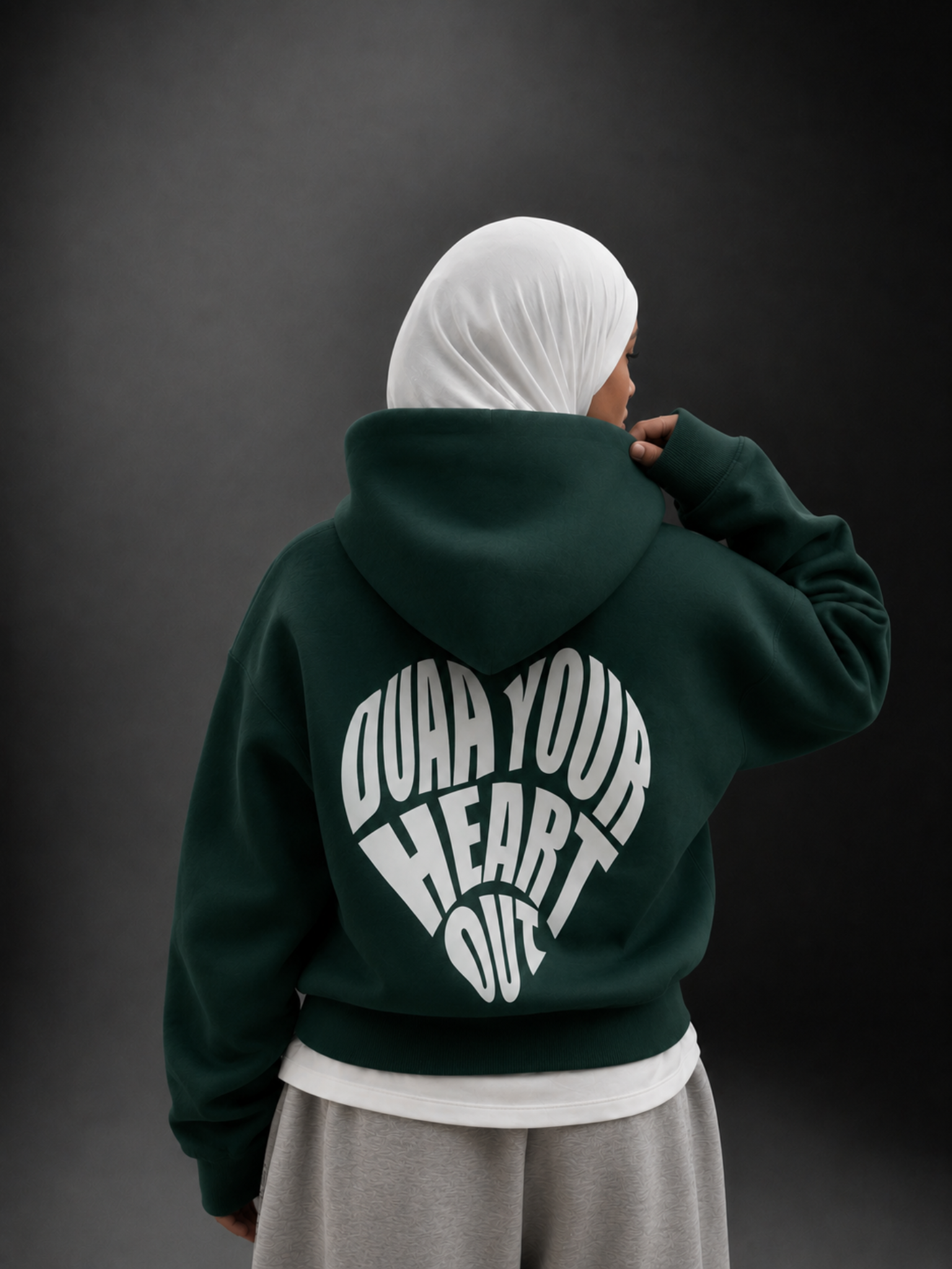Heart of Dua Hoodie (Emerald)