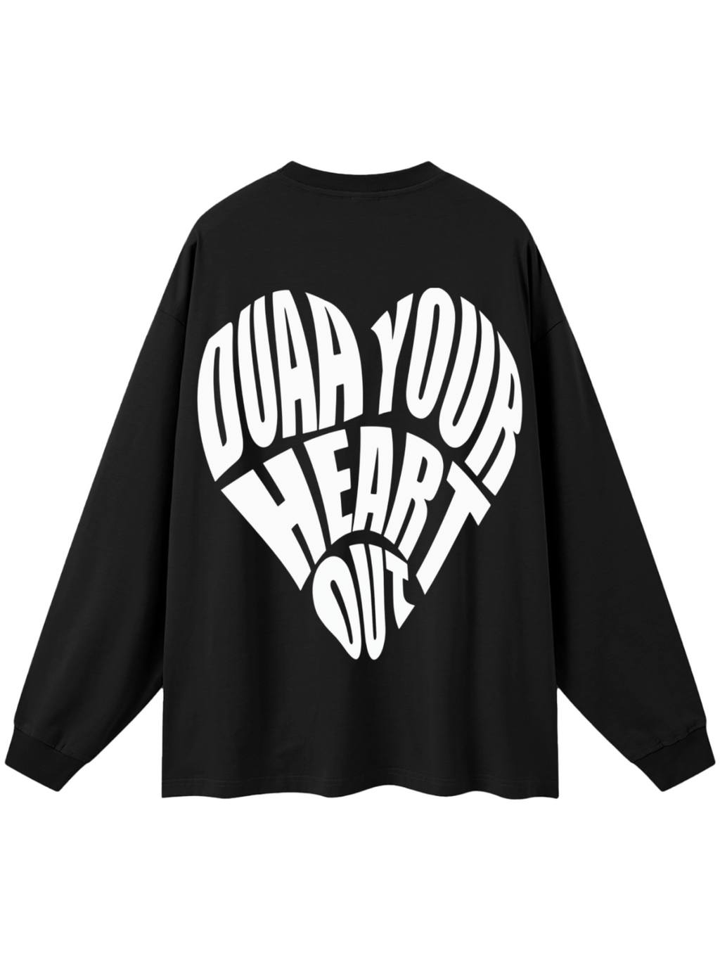 Heart of Dua Long Sleeves (Black)
