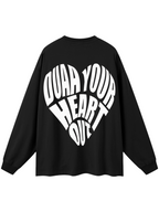 Heart of Dua Long Sleeves (Black)