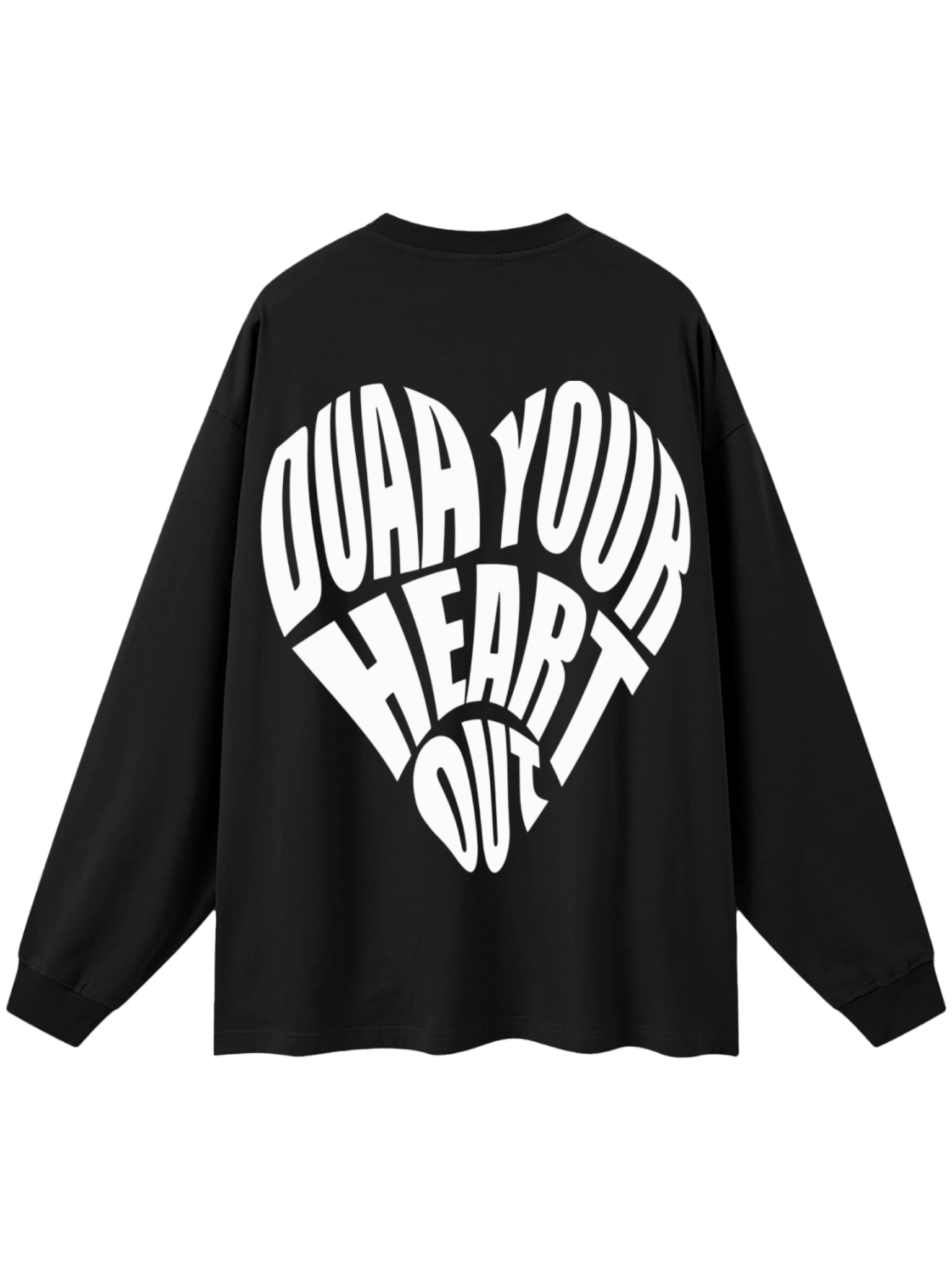 Heart of Dua Long Sleeves (Black)