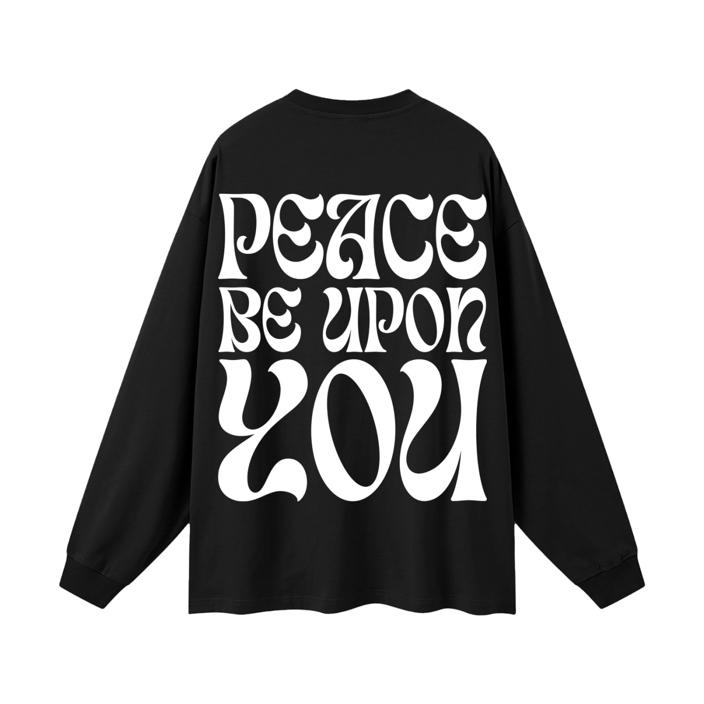 Greetings of Peace Long Sleeves (Black)