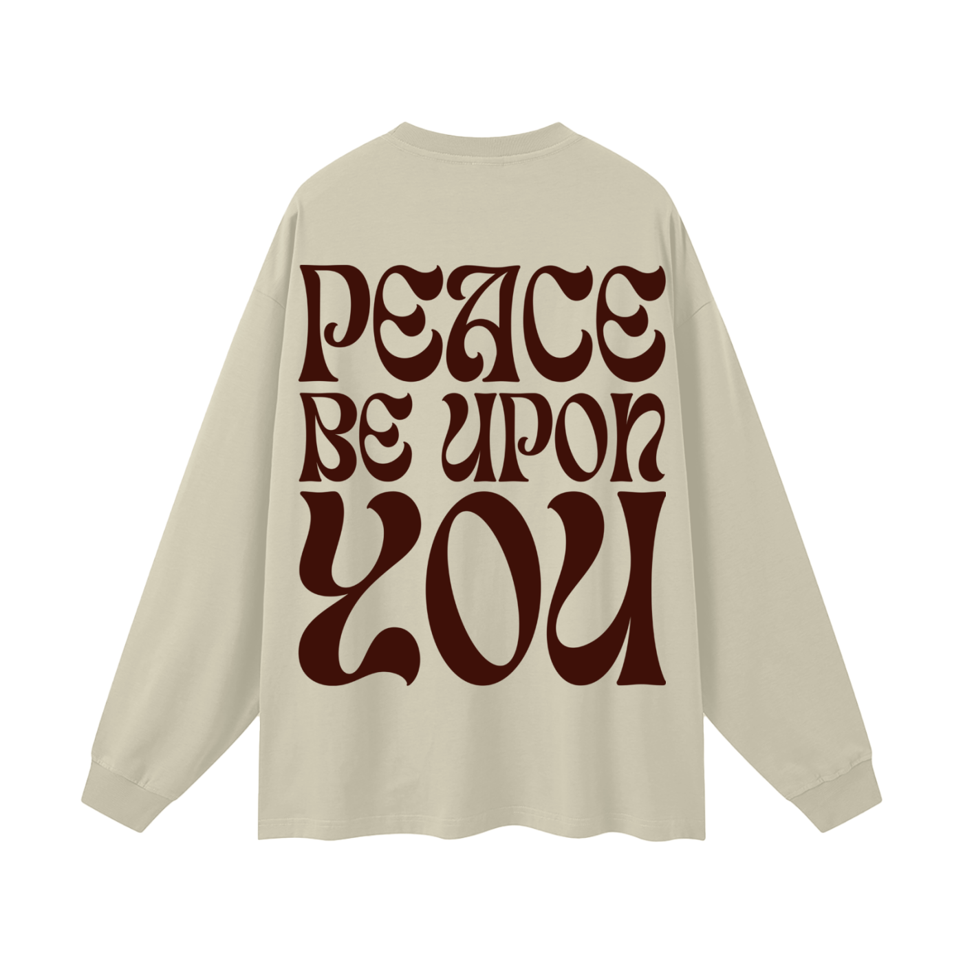 Greetings of Peace Long Sleeves (Beige)