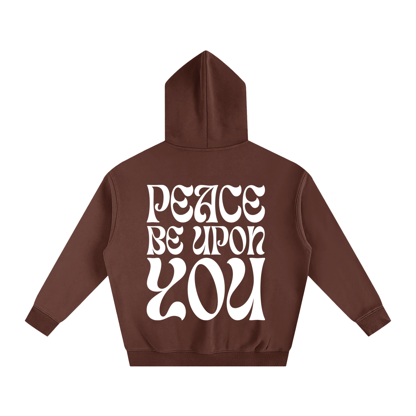 Greetings of Peace Hoodie (Brown)