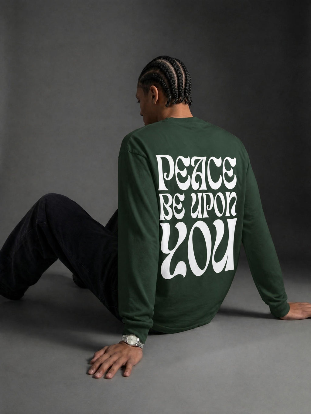 Greetings of Peace Long Sleeves (Emerald)